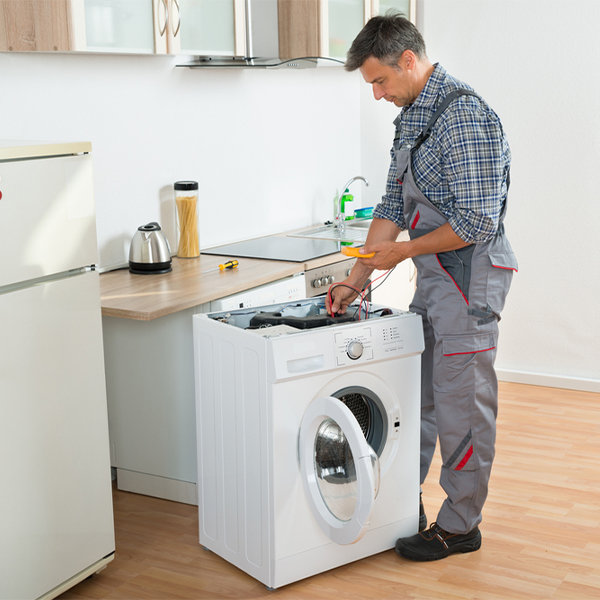 can you walk me through the steps of troubleshooting my washer issue in Caneyville